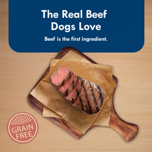 Blue Buffalo Delights Small Breed Wet Dog Food Prime Rib Flavor in Gravy Perspective: left