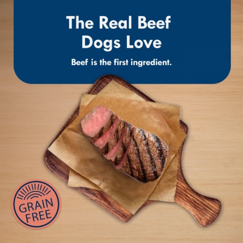 Blue Buffalo Delights Small Breed Natural Paté Wet Dog Food Filet Mignon Perspective: left