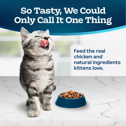 Blue Buffalo Tastefuls Kitten Dry Cat Food Chicken & Brown Rice Perspective: left