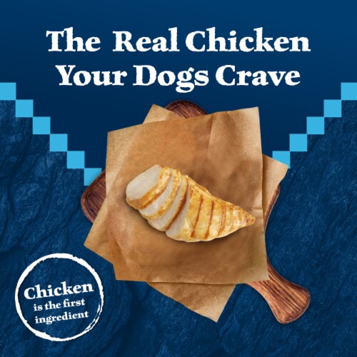 Blue Wilderness Trail Treats Chicken Recipe Wild Bits Training Dog Treats Value Size Perspective: left