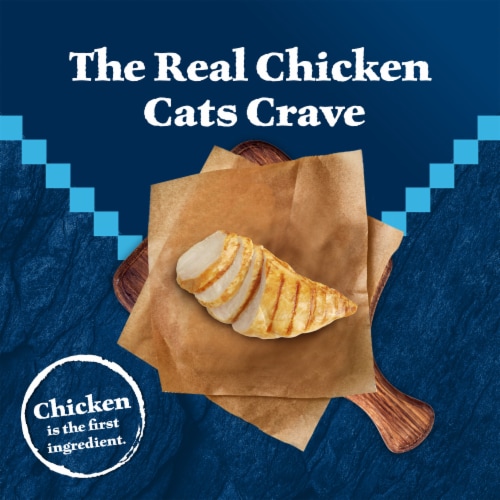 Blue Buffalo Wilderness Mature High-Protein Grain-Free 7+ Dry Cat Food Chicken Perspective: left