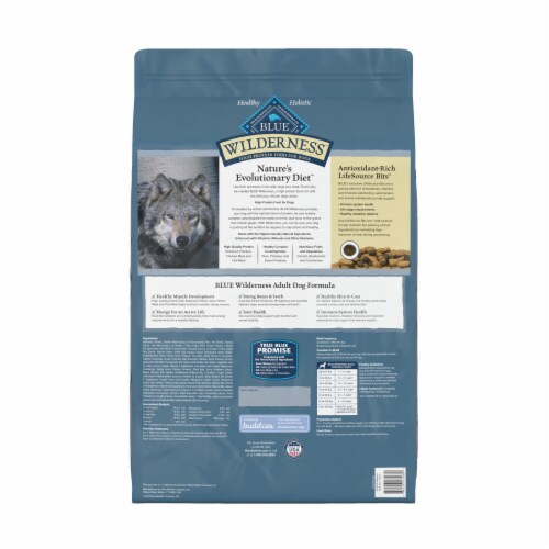 Blue Buffalo Wilderness High Protein Natural Chicken Adult Dry Dog Food Perspective: left