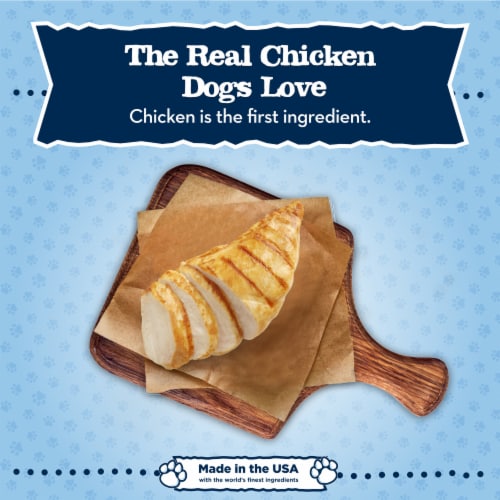 Blue Buffalo Baby BLUE Healthy Growth Formula Natural Chicken and Brown Rice Puppy Dry Dog Food Perspective: left