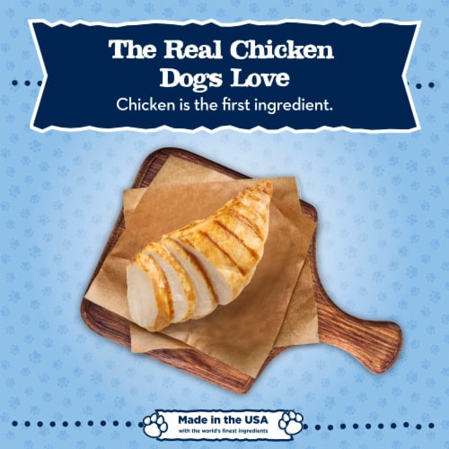 Blue Buffalo Baby BLUE Small Breed Puppy Dry Dog Food, Chicken and Oatmeal Recipe, 4-lb Bag Perspective: left