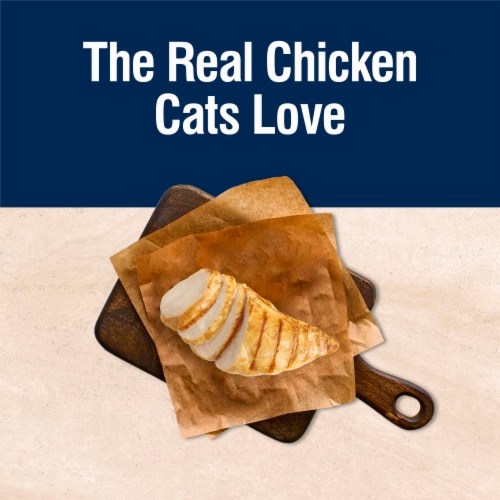 Blue Buffalo True Solutions Blissful Belly Digestive Care Natural Dry Food for Adult Cats Chicken Perspective: left
