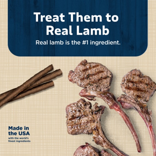 Blue Buffalo Stix Pepperoni-Style Soft Dog Treats Lamb Perspective: left