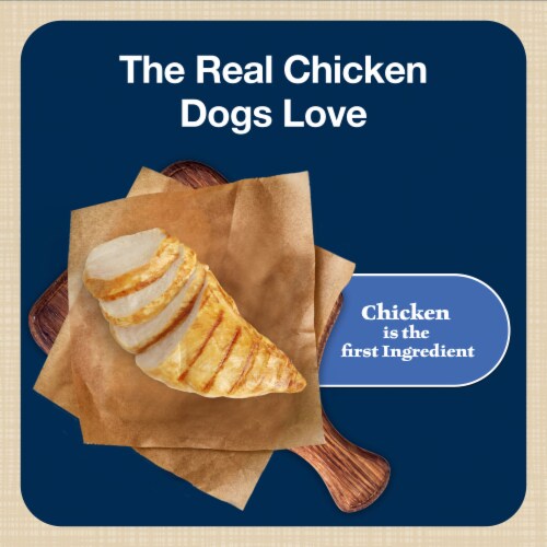 Blue Buffalo Bits Soft-Moist Training Dog Treats Natural Chicken Perspective: left