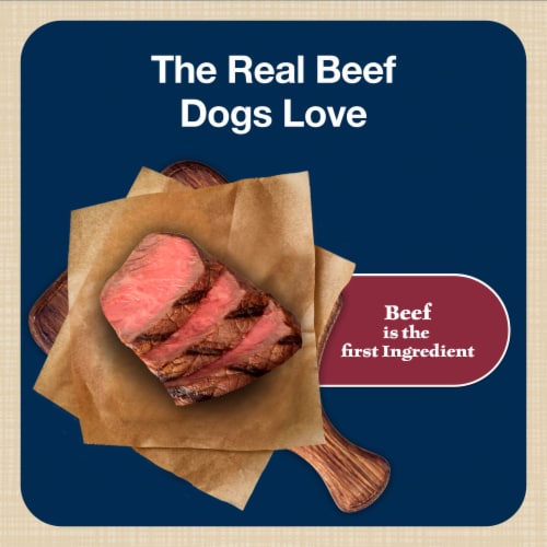 Blue Buffalo Bits Soft-Moist Training Dog Treats Natural Beef Perspective: left