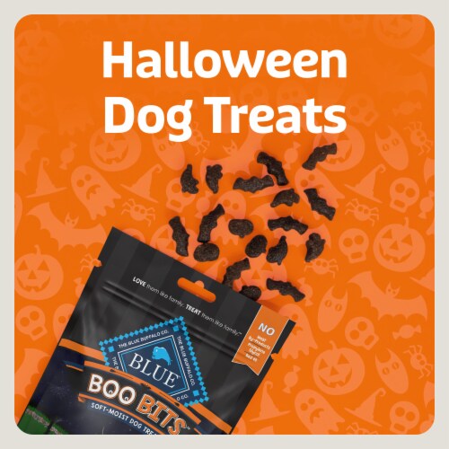 Blue Buffalo Boo Bits Soft Halloween Dog Treats Natural Chicken Perspective: left