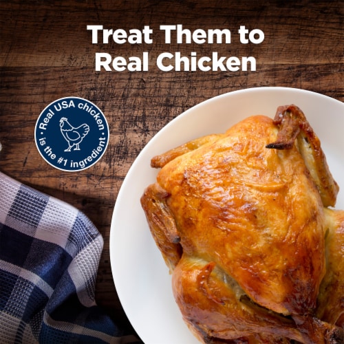Blue Buffalo Nudges Jerky Cuts Natural Dog Treats Chicken Perspective: left