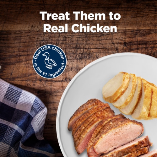 Blue Buffalo Nudges Jerky Cuts Natural Dog Treats Chicken & Duck Perspective: left
