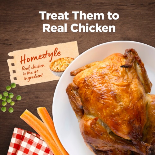 Blue Buffalo Nudges Homestyle Natural Dog Treats Chicken Peas, and Carrots Perspective: left