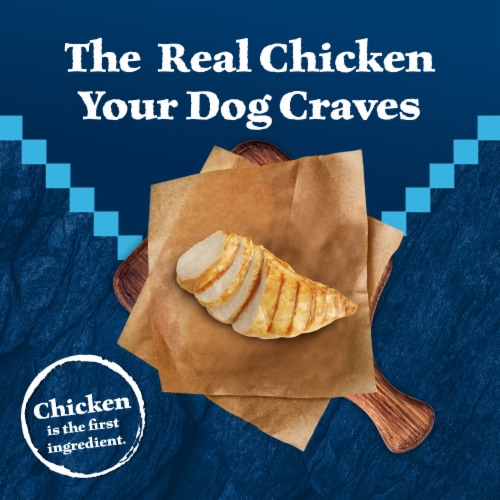 Blue Buffalo Wilderness High Protein Natural Chicken and Wholesome Grains Adult Dry Dog Food Perspective: left
