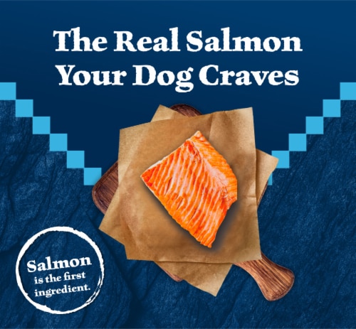 Blue Buffalo Wilderness Adult Dog Food Salmon Perspective: left