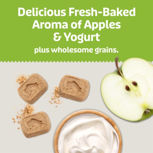 Blue Buffalo Health Bars Mini Crunchy Dog Biscuits, Apples & Yogurt, 16 oz Bag Perspective: left