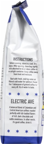 Stella Blue Electric Ave Dark Roast Ground Coffee Perspective: left