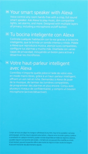 Amazon - Echo Pop (1st Generation) Smart Speaker with Alexa Perspective: left