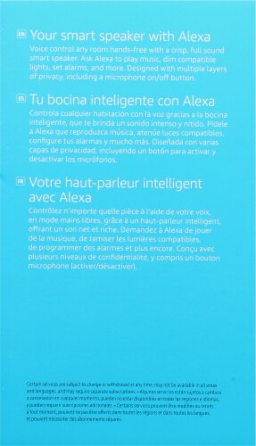 Amazon - Echo Pop (1st Generation) Smart Speaker with Alexa Perspective: left