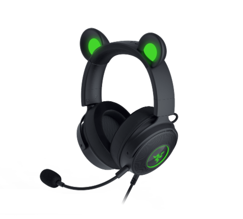 Razer Kraken Kitty Edition V2 Pro Headset - Black Perspective: left