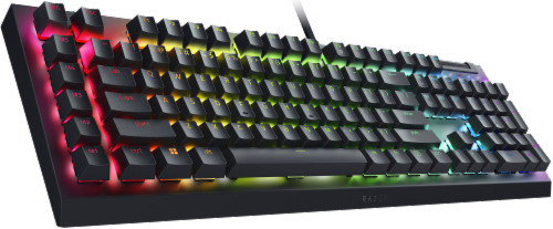 Razer BlackWidow V4 X - Mechanical Gaming Keyboard with Razer Chroma™ RGB Perspective: left
