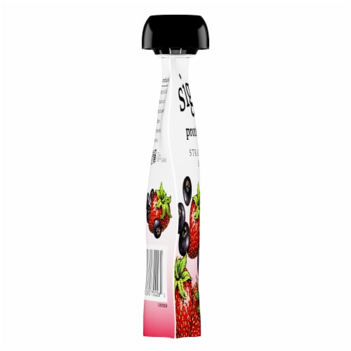 siggi's Reduced Fat Protein Pack, Strawberry Acai Yogurt Pouch Perspective: left