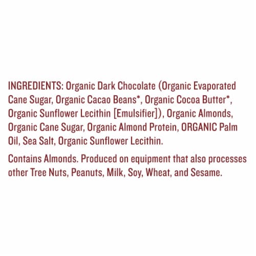 Justin's Organic Dark Chocolate Almond Butter Cups 1.4 oz Perspective: left