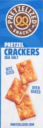Pretzelized™ Pretzel Crackers - Sea Salt Perspective: left