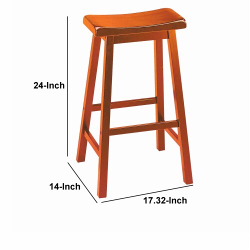 wooden-counter-height-stools-with-saddle-seat-oak-brown-set-of-2