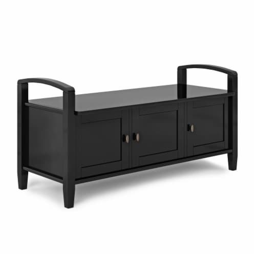 Simpli home warm shaker entryway storage bench deals