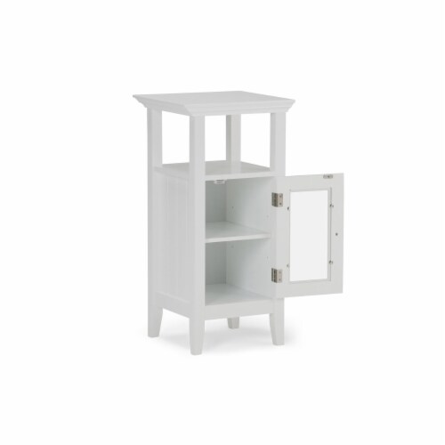 Acadian 15 in. W x 14 in. D x 30 in. H Floor Storage Bath Cabinet in White Acadian 15 in. W x 14 in. D x 30 in. H Floor Storage Bath Cabinet in White