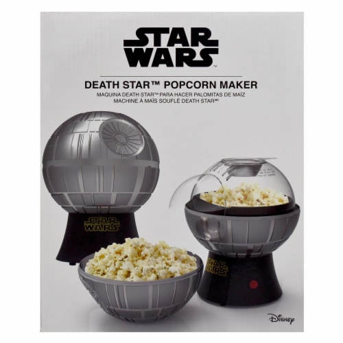 Pangea Brands Star Wars Death Star 3 oz. Grey Countertop Popcorn Machine