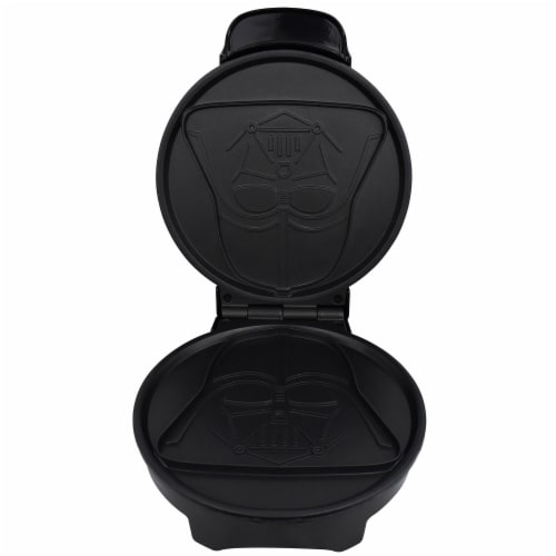 Uncanny Brands Darth Vader Waffle Maker- The Sith Lord On Your Waffles- Waffle Iron Perspective: left