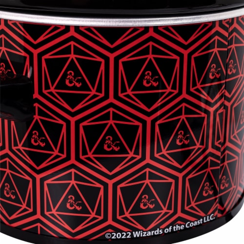 Uncanny Brands Dungeons and Dragons 2 QT Slow Cooker Perspective: left
