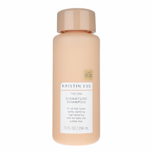 Kristin Ess Signature Salon Sulfate Free Shampoo - Hydrating Frizz Control - Color Safe Perspective: left
