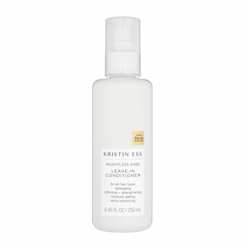 Kristin Ess Weightless Shine Leave In Conditioner Spray For Dry Hair - Moisture Repair + Detangler Perspective: left
