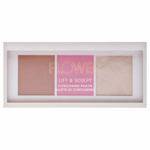 Flower Light to Medium Lift and Sculpt Contouring Palette Perspective: left