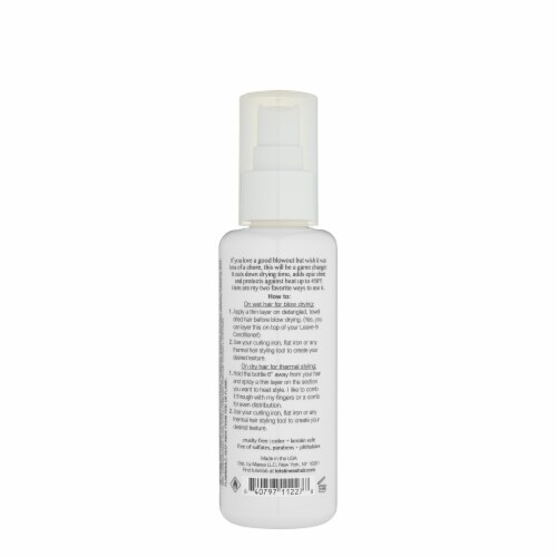 Kristin Ess Style Assist Blow Dry Heat Protectant Spray Shine Enhancing Frizz Control + Styling Perspective: left