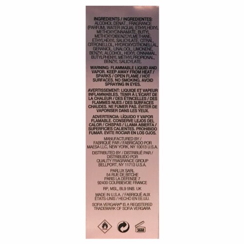 Sofia Vergara Lost in Paradise Perfume Spray Perspective: left