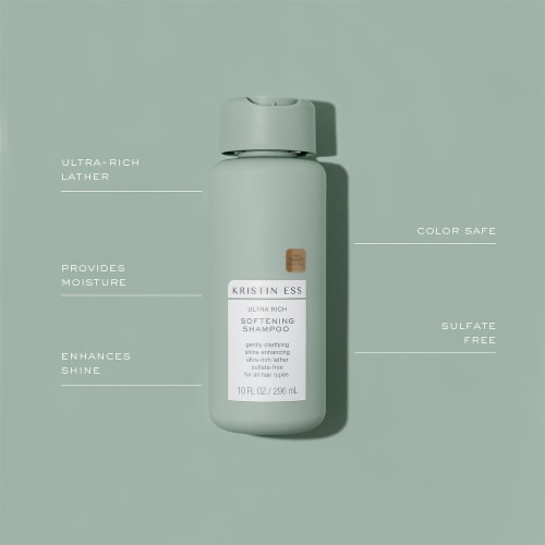 Kristin Ess Ultra Rich Softening Shampoo Perspective: left