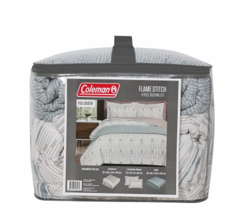 Coleman Flame Stitch Bedding Set - 4 Piece Perspective: left