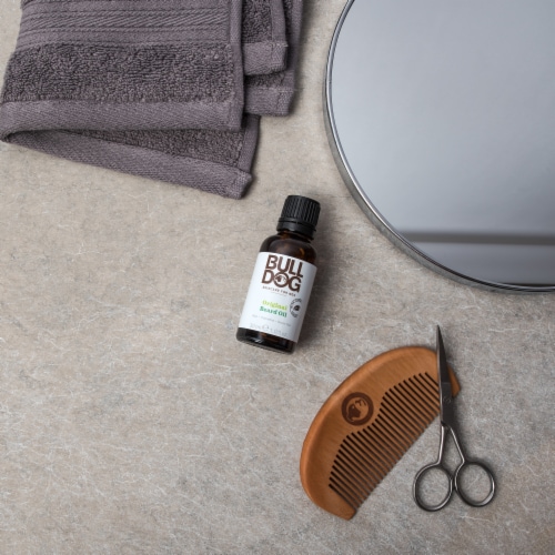 Bulldog Skincare and Grooming Original Beard Oil Perspective: left