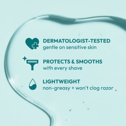 Skintimate 2 in 1 Shave Oil + Moisturizer Sensitive Skin Protects & Smooths Fragrance Free Perspective: left