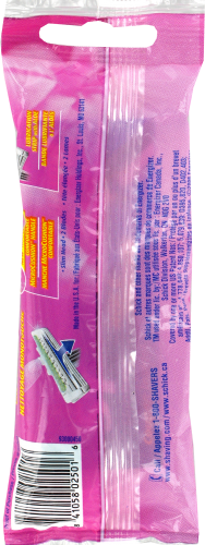 Schick Slim Twin Women's Disposable Razors Perspective: left