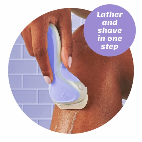 Schick Intuition Pure Nourishment Women's Razor Blade Refill Perspective: left
