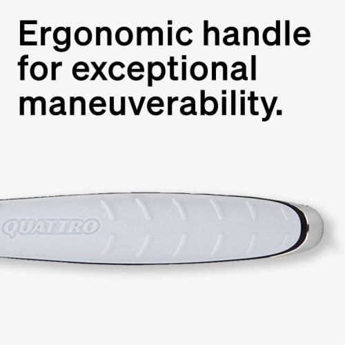 Schick® Quattro® Titanium Razor Refill Cartridges Perspective: left