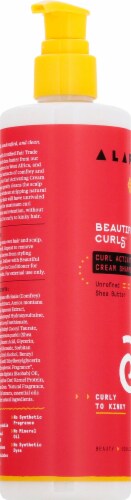 Alaffia Beautiful Curls Curl Activating Cream Shampoo Perspective: left