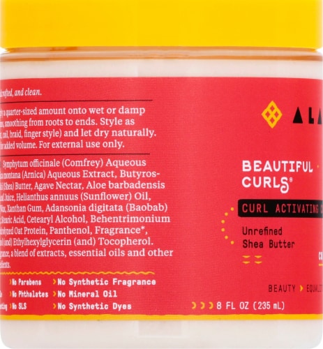 Alaffia Beautiful Curls Curl Activating Cream Perspective: left