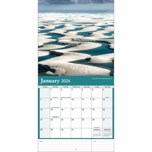 Turner Acquisitions Inc. 2024 National Parks Wall Calendar Perspective: left