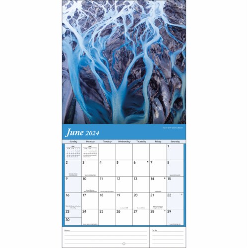 Lang Nature's Wonders 2024 Wall Calendar Perspective: left