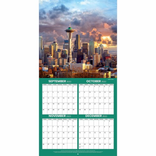 The Lang Companies 2024 Pacific Northwest Wall Calendar Perspective: left